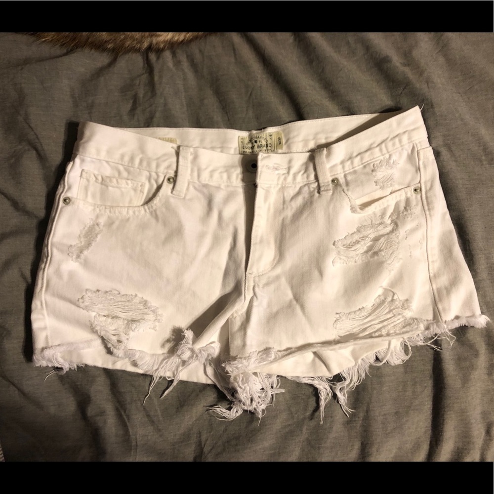 Lucky brand distressed shorts